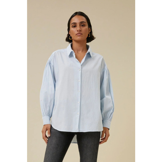 By-Bar Amsterdam 102005 sarah chambray blouse 102005 Sarah chambray blouse large