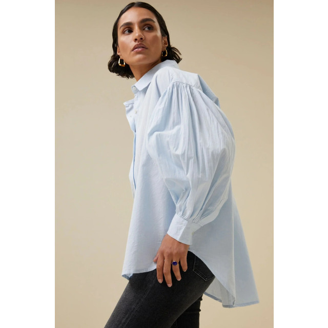 By-Bar Amsterdam 102005 sarah chambray blouse 102005 Sarah chambray blouse large