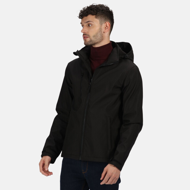 Regatta Heren venturer 3-laags membraan soft shell jas UTRG5717_black large