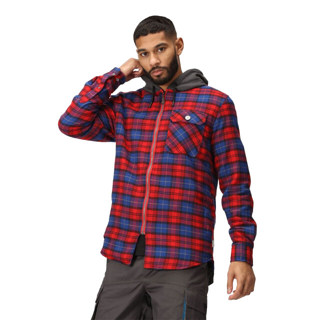 Regatta Heren tactical siege geruit jasje UTRG6230_classicred large