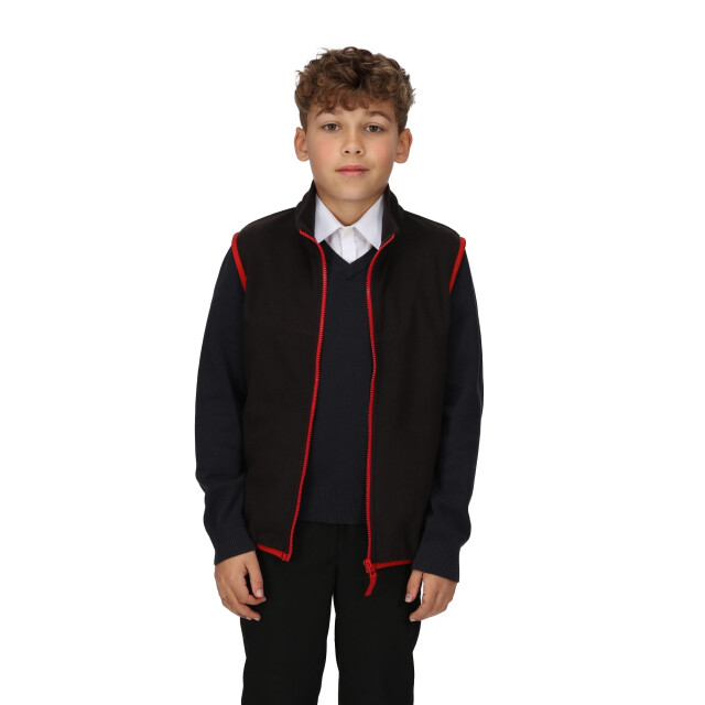 Regatta Microfleece bodywarmer voor kinderen/kinderen UTRG9368_black large