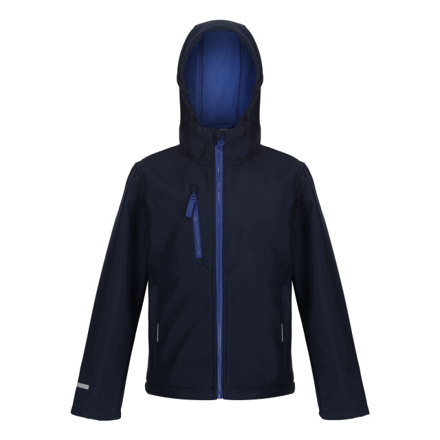 Regatta Kinder/kids a 3 layer soft shell jas UTRG9349_navynewroyal large