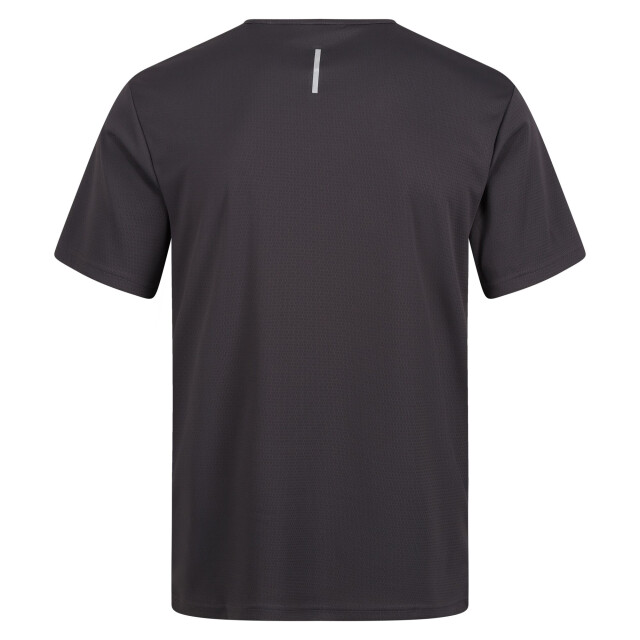 Regatta Heren reflecterend vochtafvoerend t-shirt UTRG9348_sealgrey large