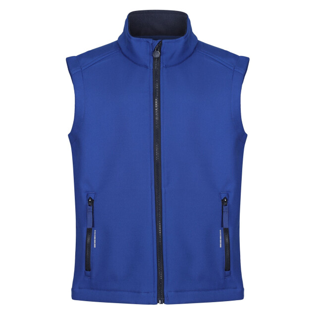 Regatta Kinder/kids a softshell reflecterend gilet UTRG9343_newroyalnavy large