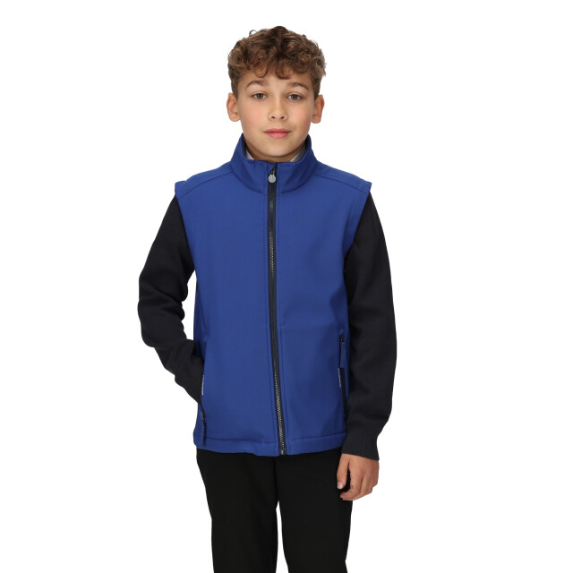 Regatta Kinder/kids a softshell reflecterend gilet UTRG9343_newroyalnavy large