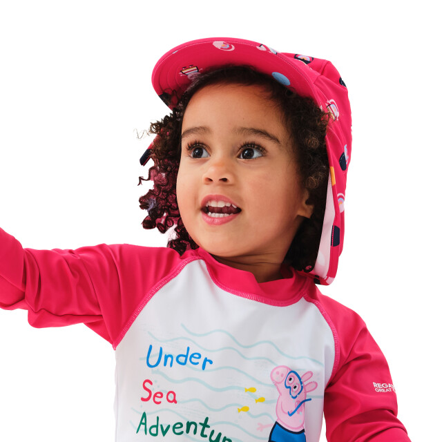 Regatta Kinder/kids peppa pig nekbeschermer muts UTRG9329_brightblush large