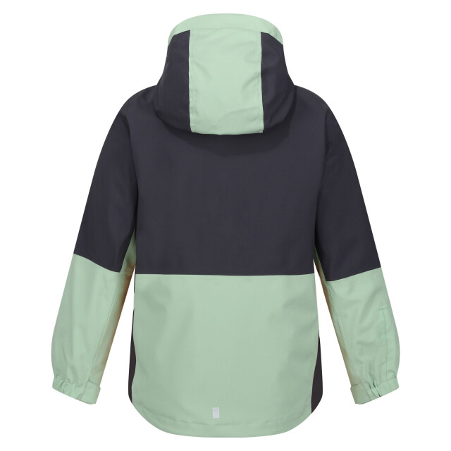 Regatta Hydrate viii 3 in 1 waterdichte jas voor kinderen/kinderen UTRG9316_quietgreensealgrey large