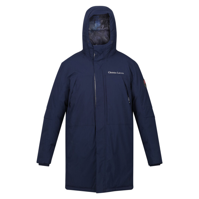 Regatta Christian lacroix gewatteerde lange waterdichte jas heren UTRG9293_navy large