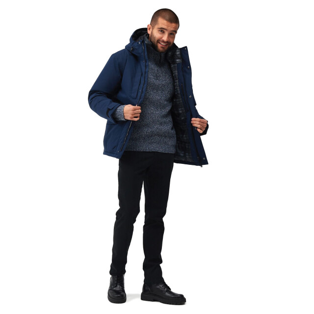 Regatta Heren ronin waterdichte jas UTRG9300_navy large