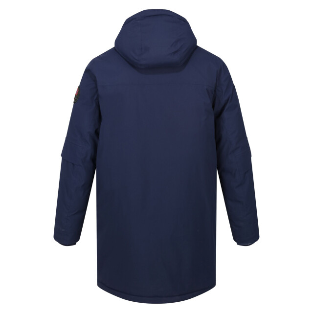 Regatta Christian lacroix gewatteerde lange waterdichte jas heren UTRG9293_navy large