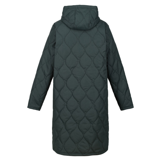 Regatta Dames jaycee gewatteerd jack met capuchon UTRG9211_darkestsprucedarkforestgreen large