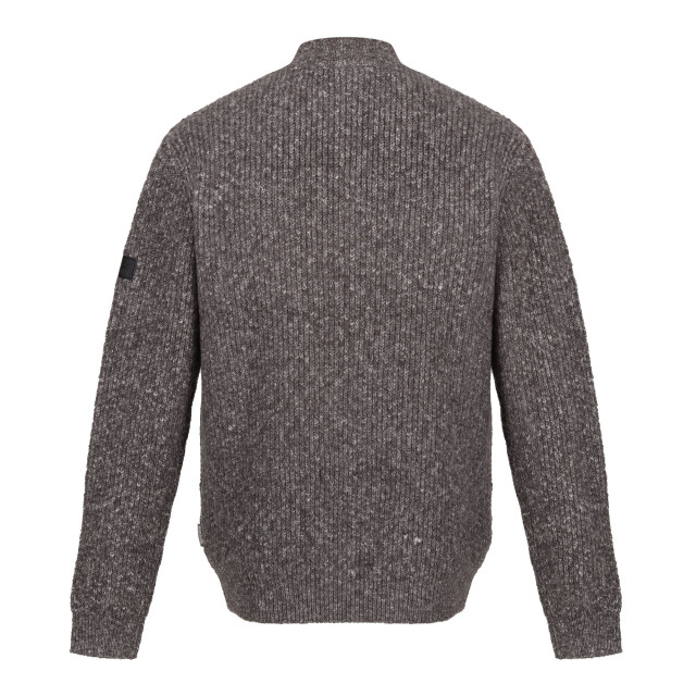 Regatta Heren marl gebreid sweatshirt met ritssluiting UTRG9181_darkgrey large