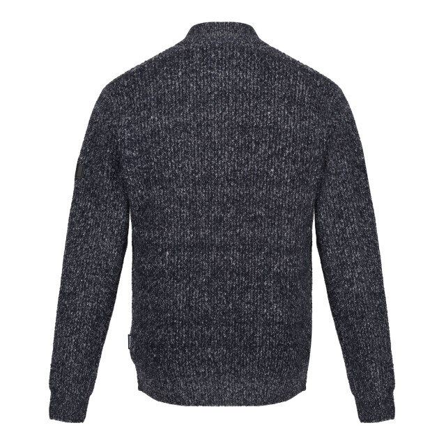 Regatta Heren solomon marl gebreid sweatshirt met ritssluiting UTRG9181_navy large