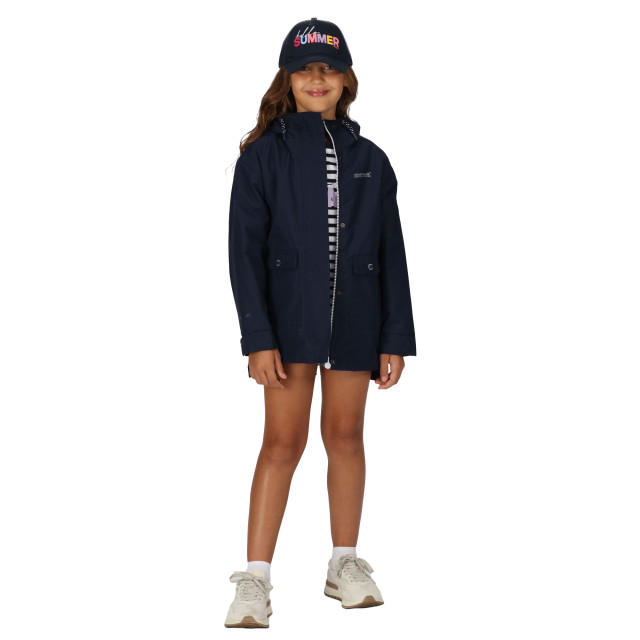 Regatta Waterdichte ademende jas baybella voor meisjes UTRG9165_navy large