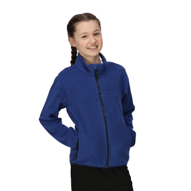 Regatta Kinder/kids microfleece full zip fleecejack UTRG9147_newroyal large