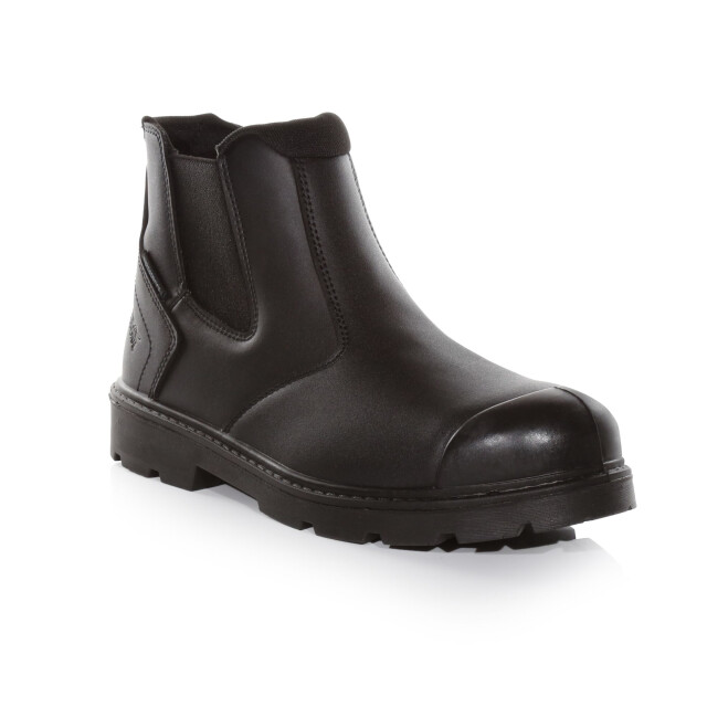 Regatta Heren waterdichte action leren dealerlaarzen UTRG9141_black large