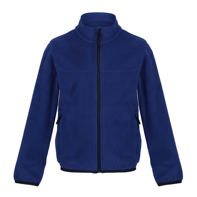 Regatta Kinder/kids microfleece full zip fleecejack UTRG9147_newroyal large