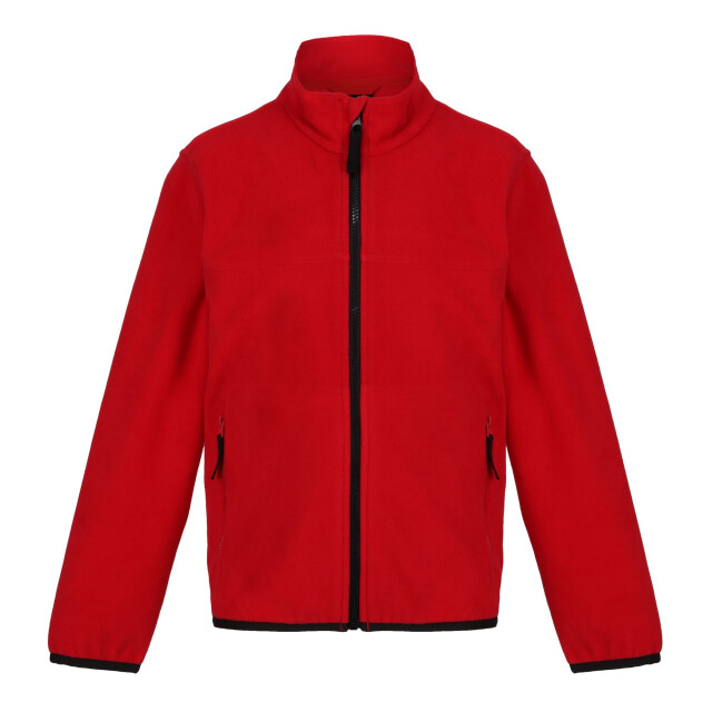 Regatta Kinder/kids microfleece full zip fleecejack UTRG9147_classicred large