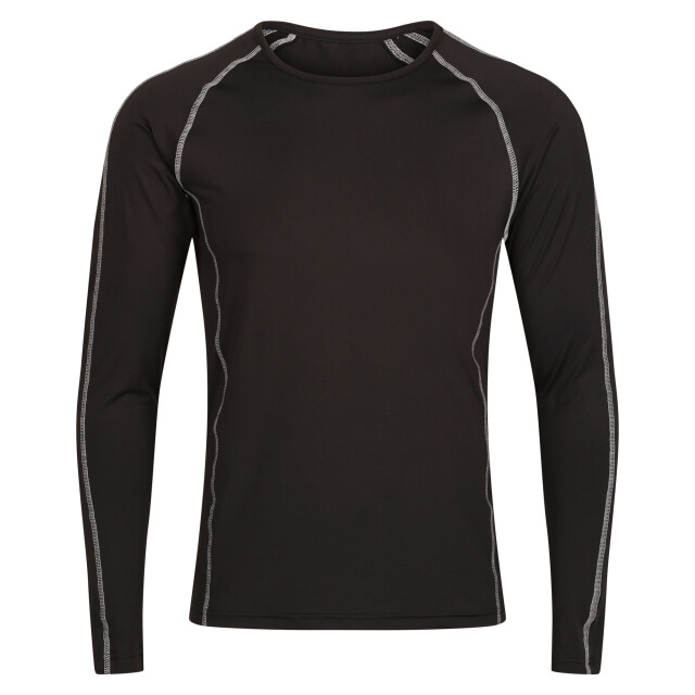 Regatta Heren pro base layer top met lange mouwen UTRG9136_black large