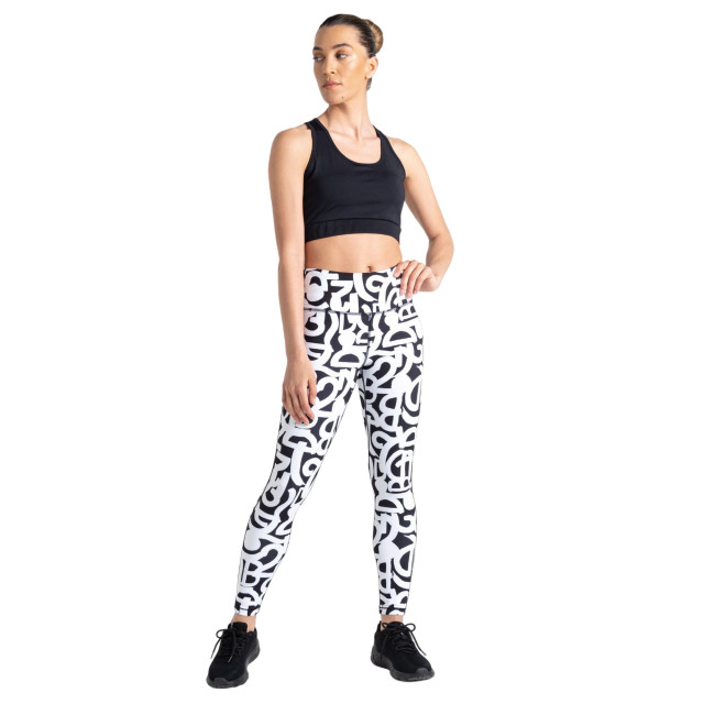 Dare2b Dames invloedrijke graffiti legging UTRG9071_blackwhite large