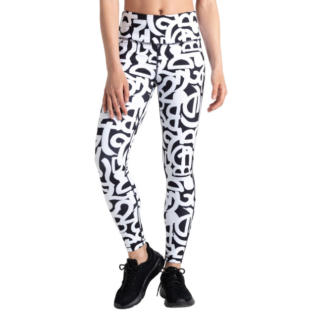 Dare2b Dames invloedrijke graffiti legging UTRG9071_blackwhite large