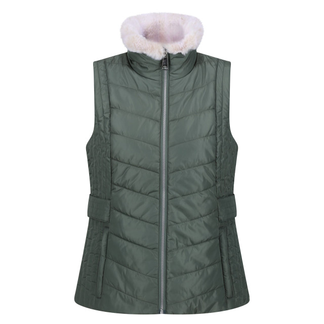 Regatta Dames wildrose baffled gilet UTRG9061_darkforestgreen large