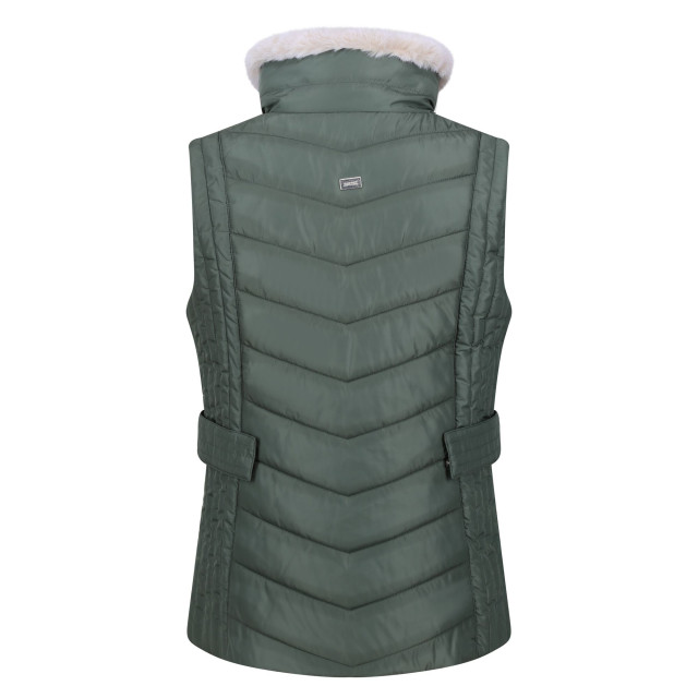 Regatta Dames wildrose baffled gilet UTRG9061_darkforestgreen large