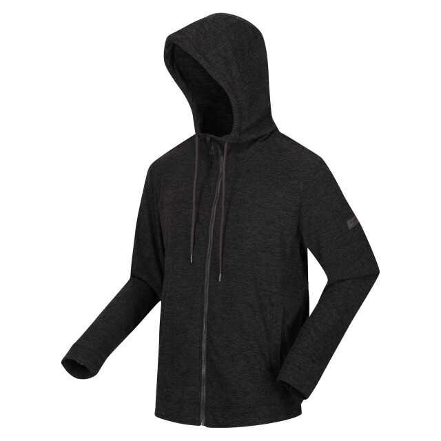 Regatta Heren shorebay marl full zip hoodie UTRG9042_darkgrey large