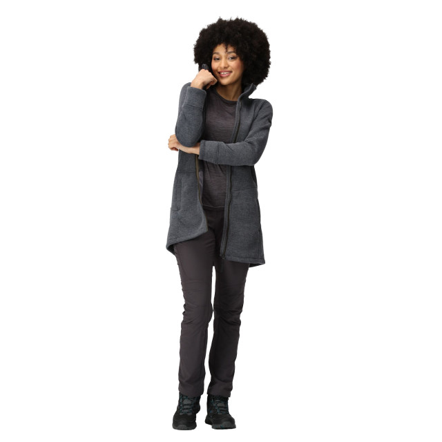 Regatta Dames anderby longline fleece jas UTRG9021_sealgrey large