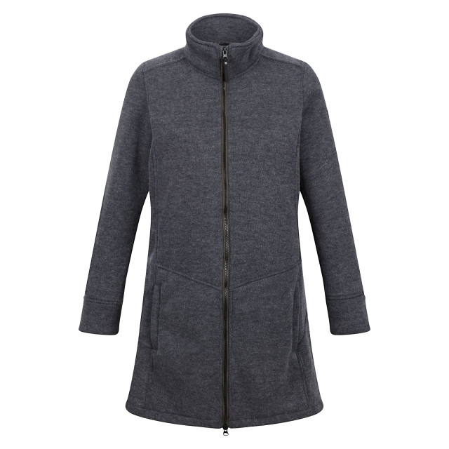 Regatta Dames anderby longline fleece jas UTRG9021_sealgrey large