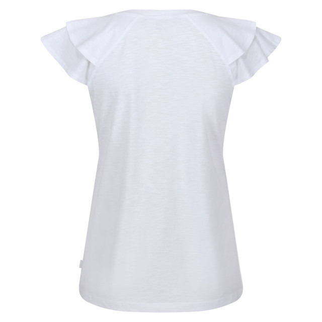 Regatta Dames ferra frill t-shirt UTRG8973_white large