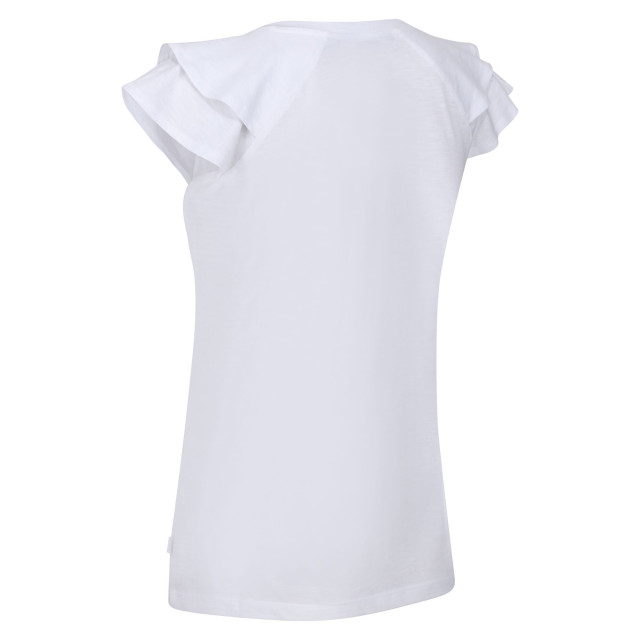 Regatta Dames ferra frill t-shirt UTRG8973_white large