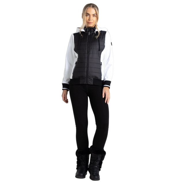 Dare2b Dames fend hooded jacket UTRG8918_blackwhite large