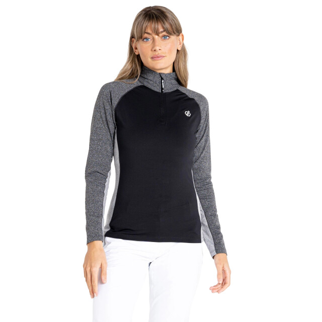 Dare2b Dames involved ii core stretch lichtgewicht midlayer UTRG8924_blackcharcoalgreymarl large