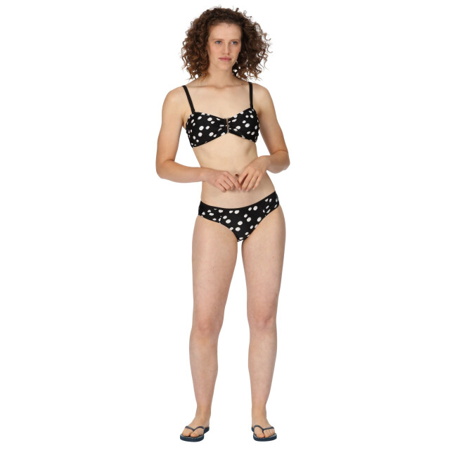 Regatta Dames aceana polka dot bikinibroekje UTRG8876_blackwhite large