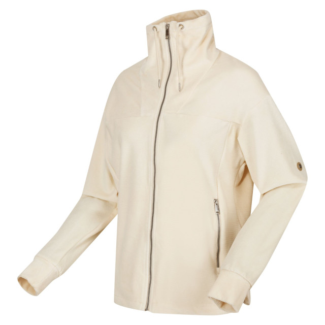 Regatta Dames velours full zip fleecejack UTRG8864_lightvanilla large