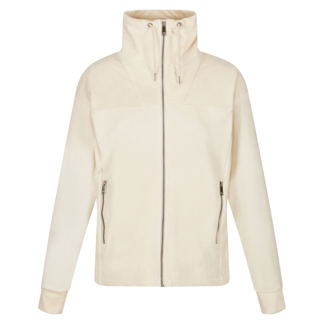 Regatta Dames velours full zip fleecejack UTRG8864_lightvanilla large