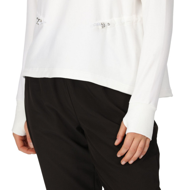 Regatta Dames narine marl sweatshirt UTRG8821_white large