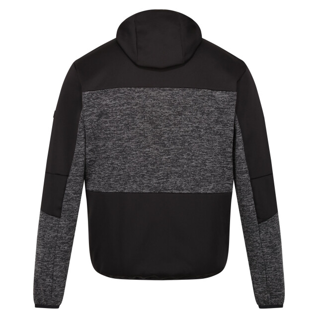 Regatta Heren cadford v marl full zip fleecejack UTRG8791_ashblack large