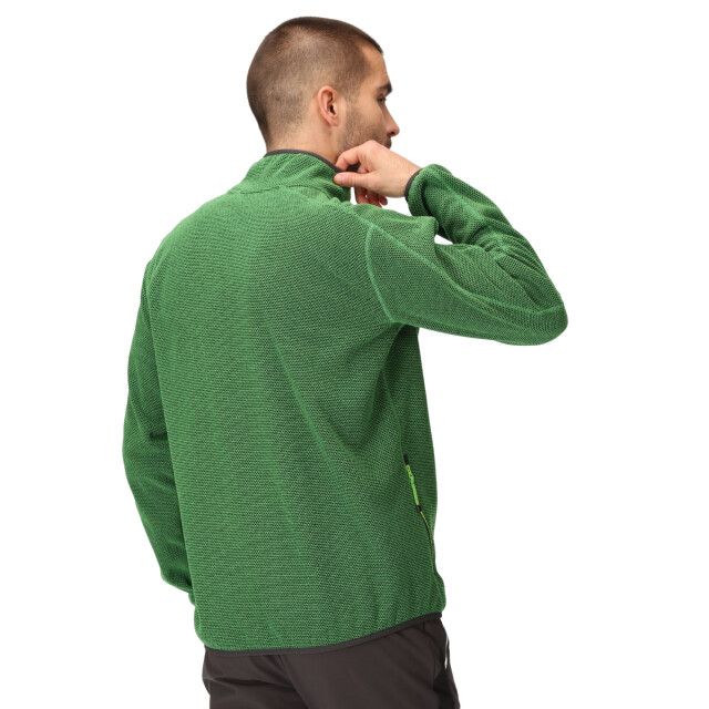 Regatta Heren kinwood full zip fleecejack UTRG8787_fieldgreenjasminegreen large