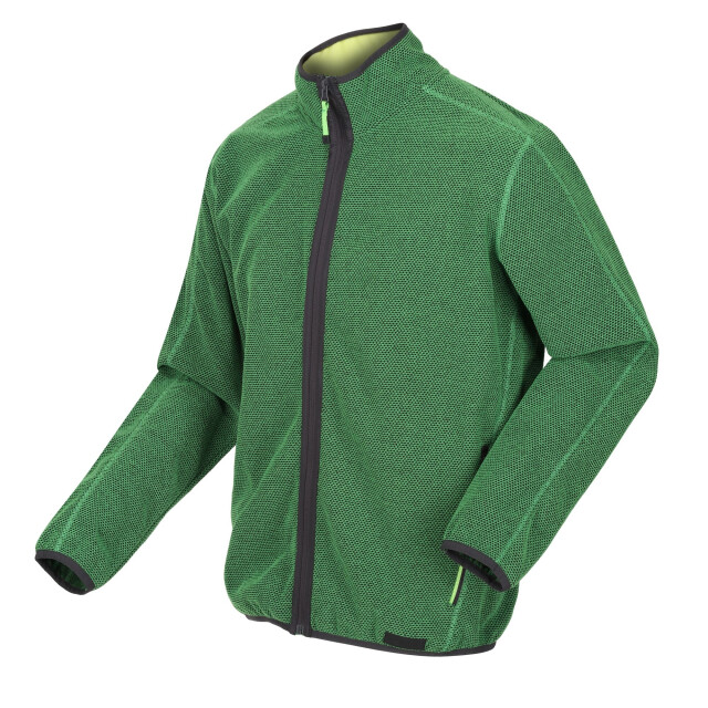 Regatta Heren kinwood full zip fleecejack UTRG8787_fieldgreenjasminegreen large