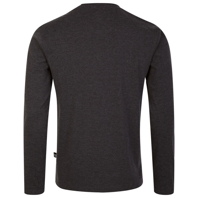 Regatta Heren stomping marl t-shirt met lange mouwen UTRG8774_charcoalgreymarl large