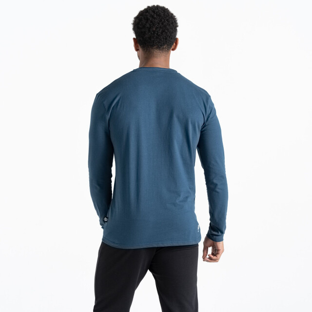 Regatta Heren stomping t-shirt met lange mouwen UTRG8769_moonlightdenim large