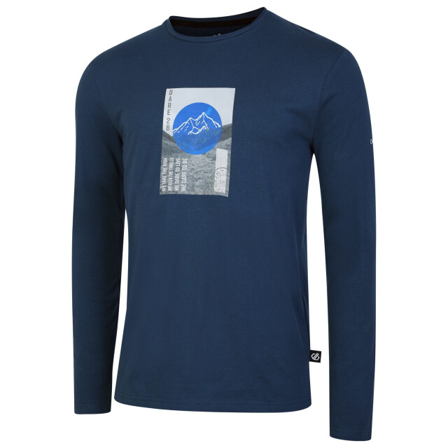 Regatta Heren stomping t-shirt met lange mouwen UTRG8769_moonlightdenim large