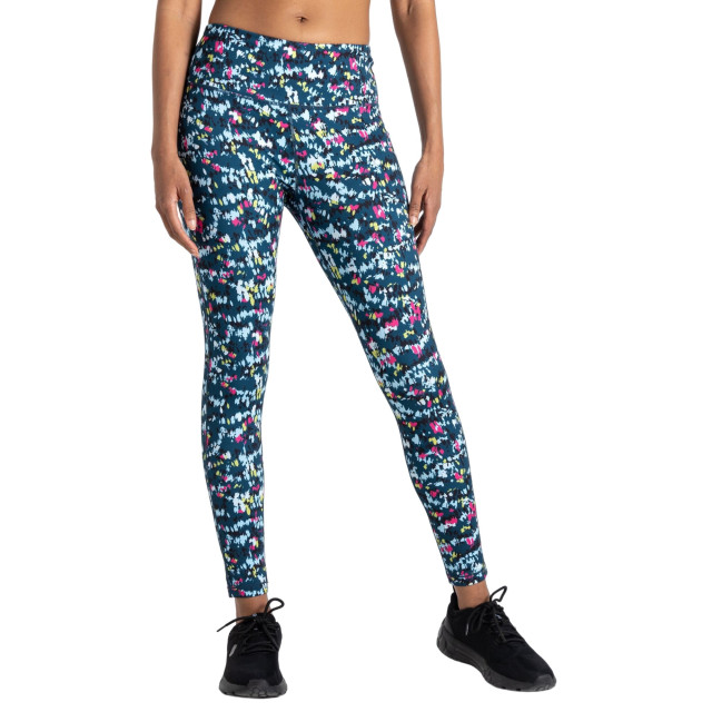 Dare2b Dames influential lichtgewicht dash print trainingslegging UTRG8760_moonlightdenim large