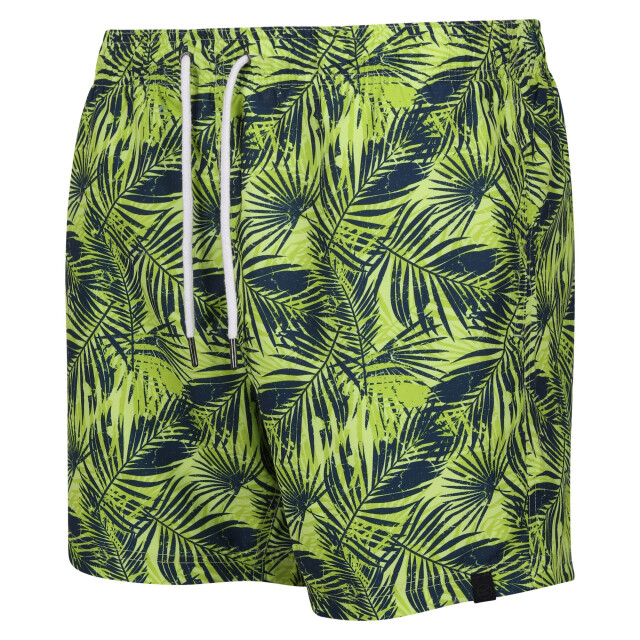 Regatta Heren loras palmprint zwemshort UTRG8736_sharpgreen large