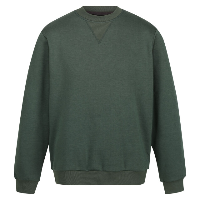 Regatta Heren sweatshirt met ronde hals UTRG9460_darkgreen large