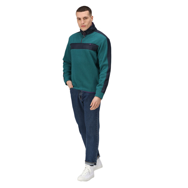 Regatta Heren fleece top UTRG9481_sprucegreennavy large