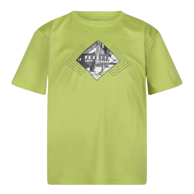 Regatta Kinderen/kinderen alvarado vii gevestigd t-shirt UTRG9495_greenalgae large