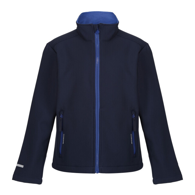 Regatta Kinder/kids a 2 layer soft shell jas UTRG9534_navynewroyal large